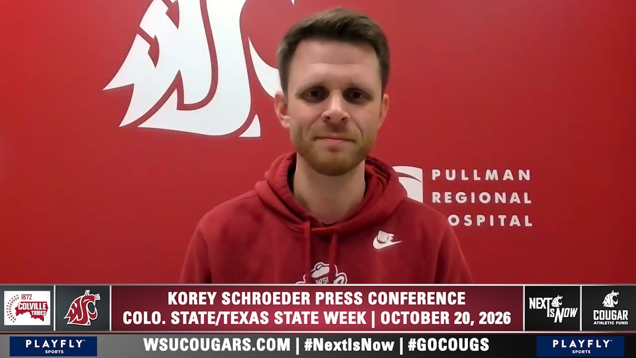 Korey Schroeder breaks down what the Cougs need this week on the Palouse