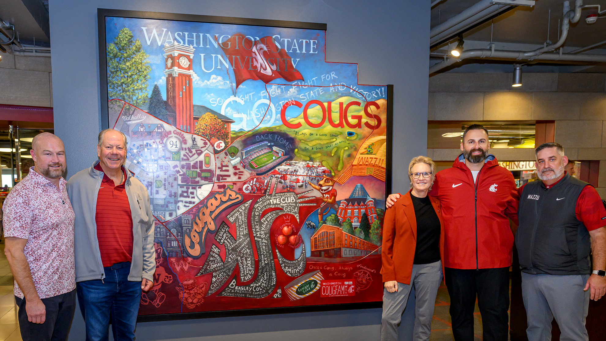 Pullman photographer's mural holds a century of Cougar memories
