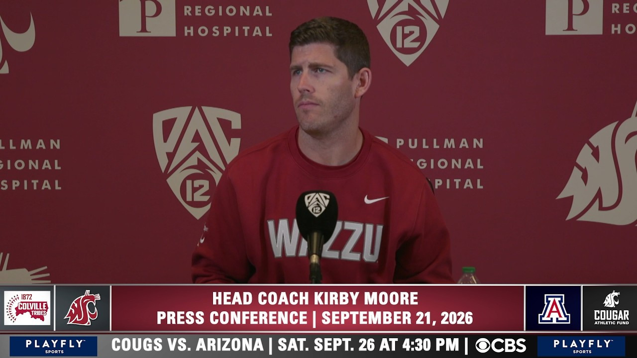 Kirby Moore on the mic, Cougs prepping for Arizona under the lights