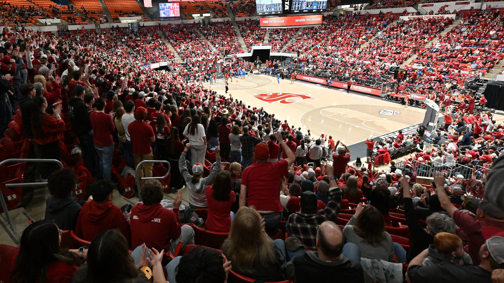 Beasley Coliseum during a game against UCLA Beasley Coliseum during a game against UCLA